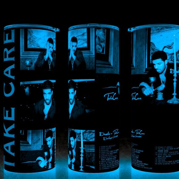 Glow in the Dark Drake Take Care Music Cup Mug Tumbler 20oz - Picture 1 of 4